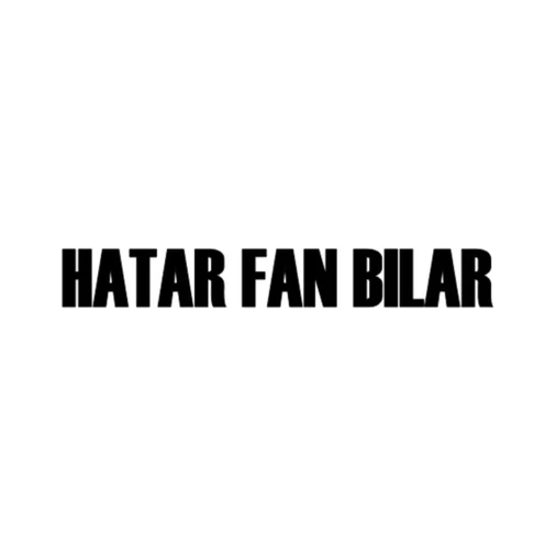 Hatar Fan Bilar - Dekal - Dunkerz Dekaler