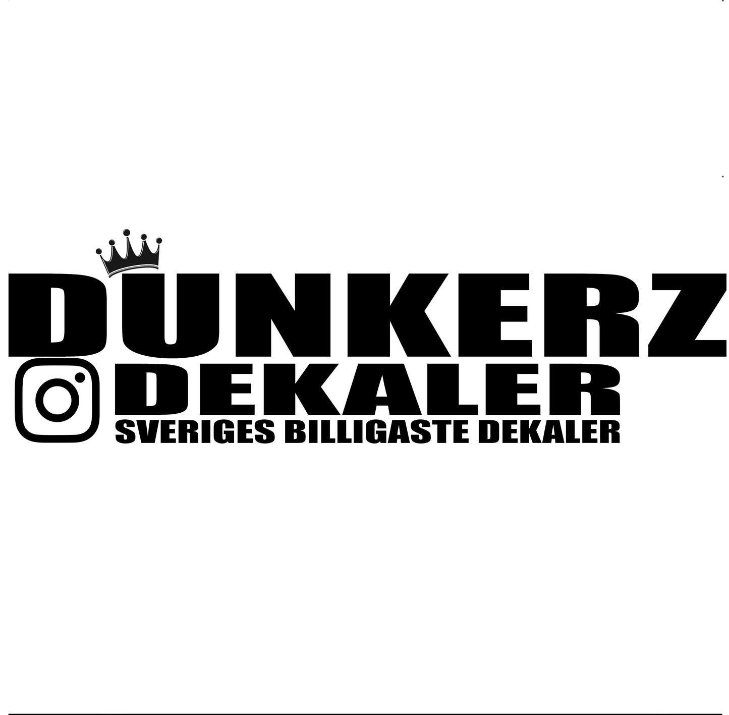 Stor Reklam Dekal - Dekal - Dunkerz Dekaler