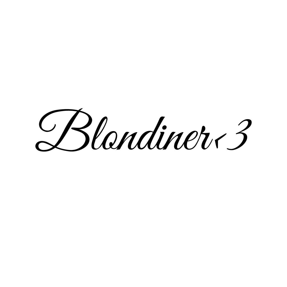 Blondiner <3 - Dekal