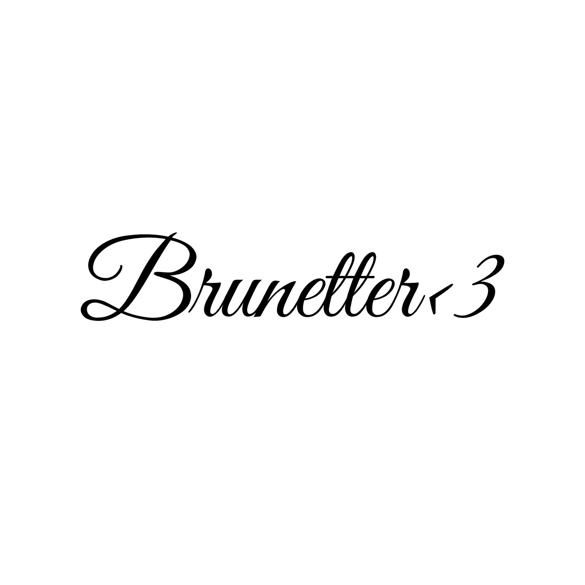 Brunetter <3 - Dekal