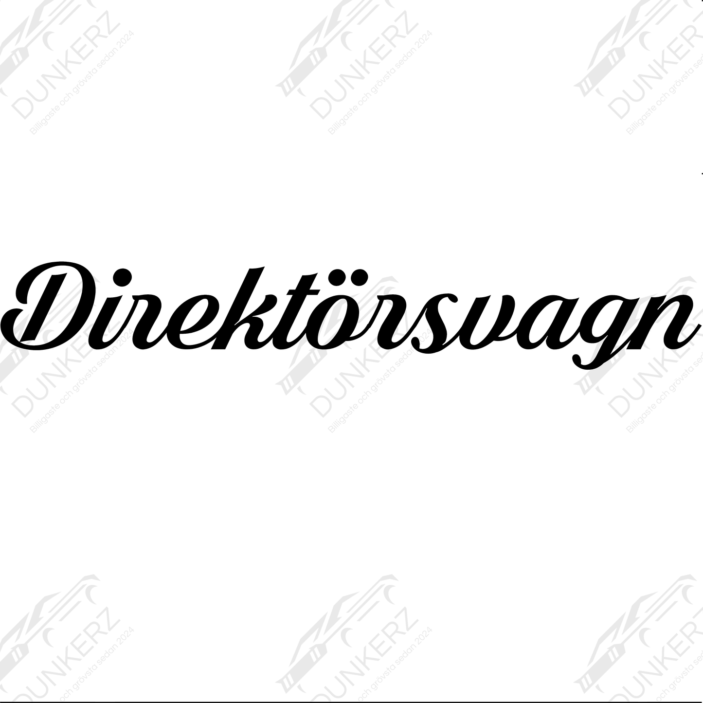 Direktörsvagn - Dekal - Dunkerz Dekaler