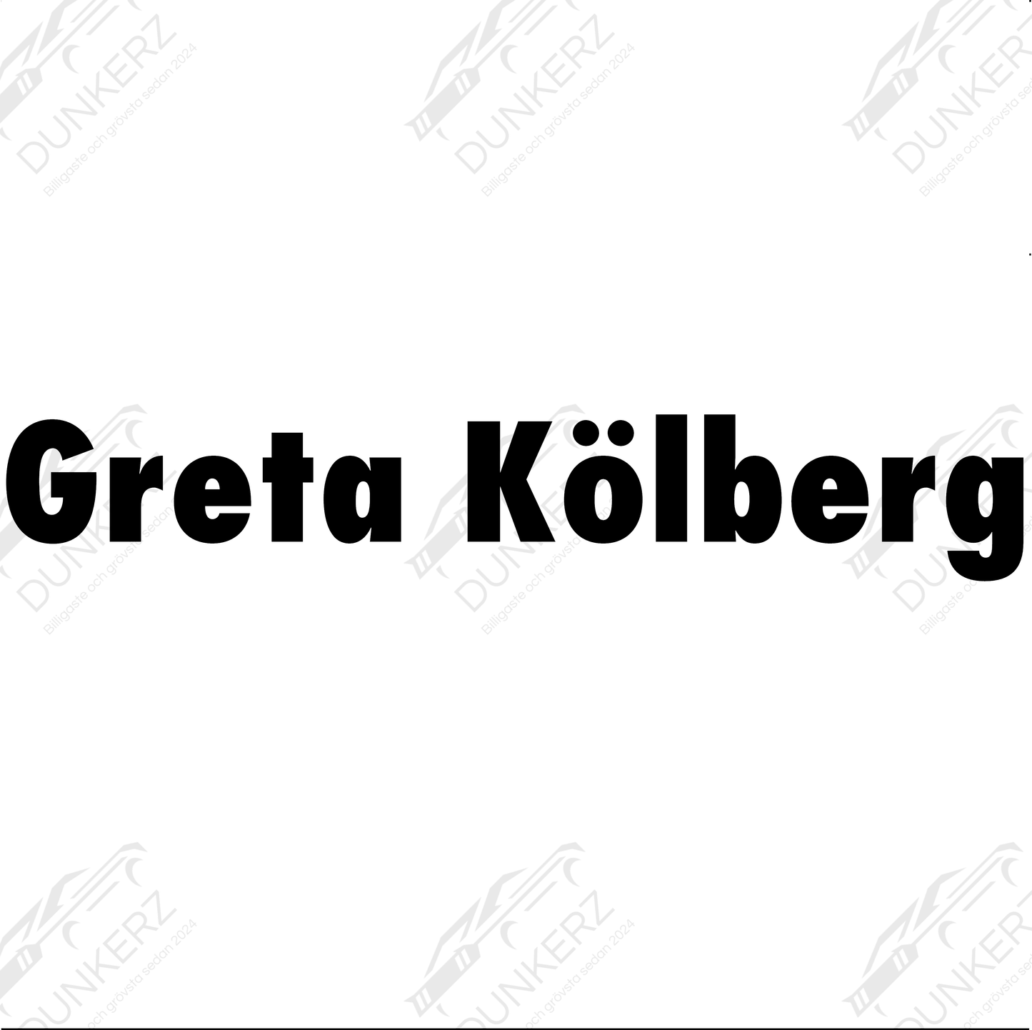 Greta Kölberg - Dekal - Dunkerz Dekaler