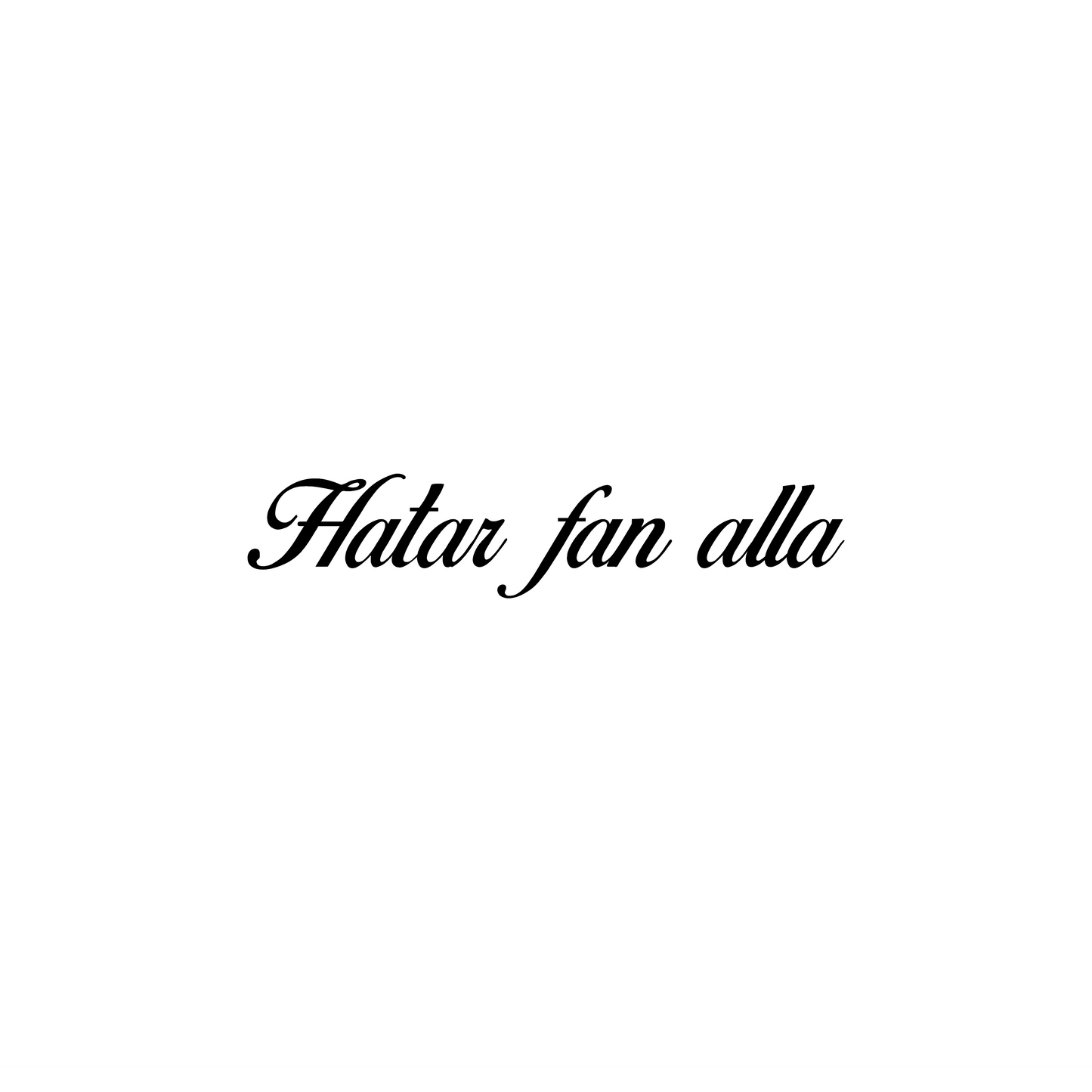 Hatar fan alla - Dekal - Dunkerz Dekaler