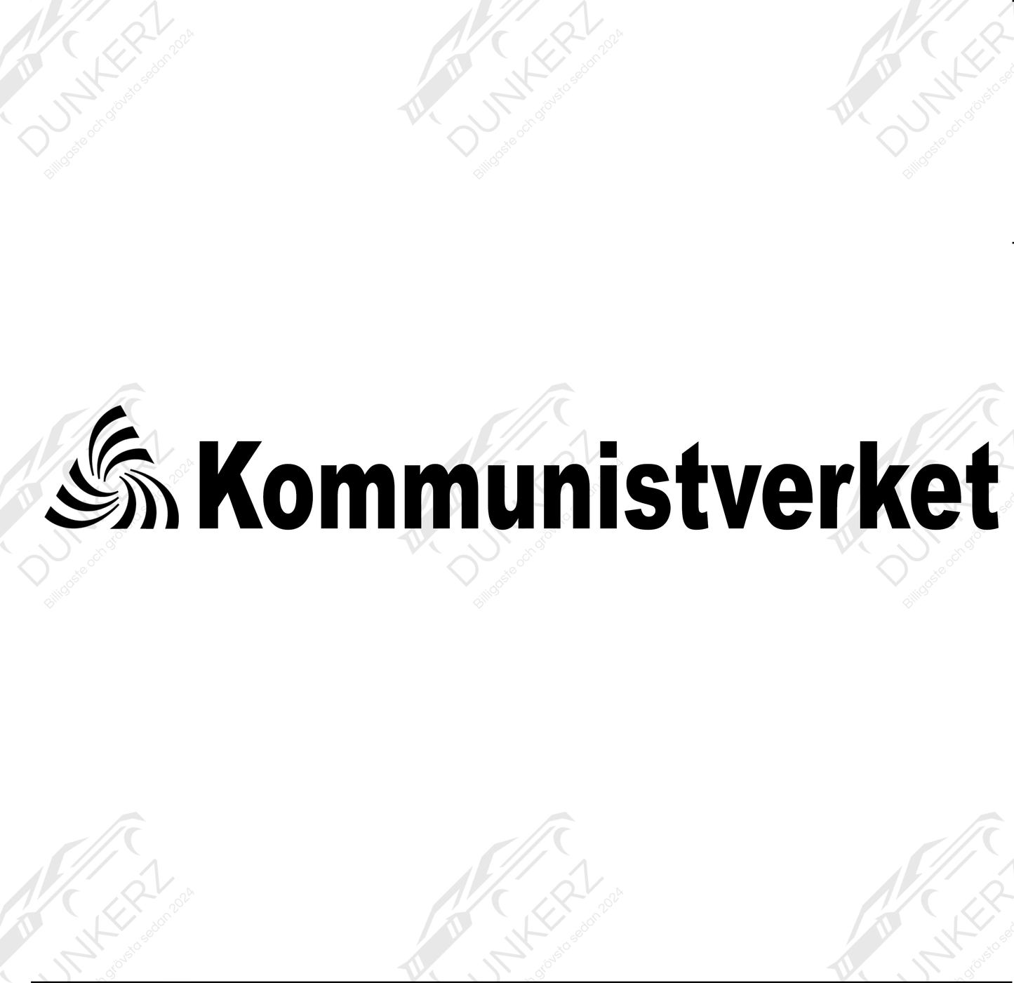 Kommunistverket - Dekal - Dunkerz Dekaler