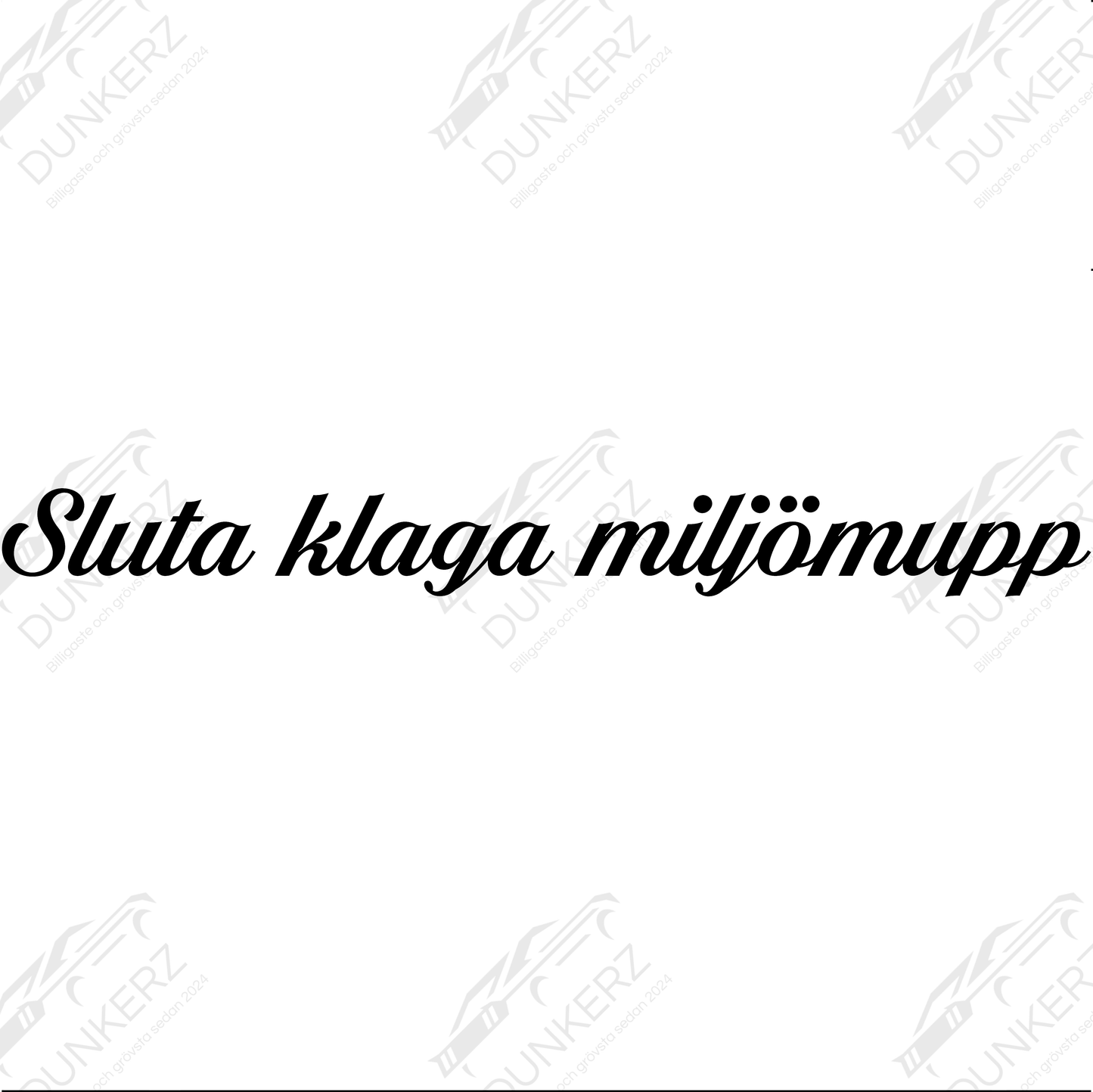 Miljömupp - Dekal - Dunkerz Dekaler