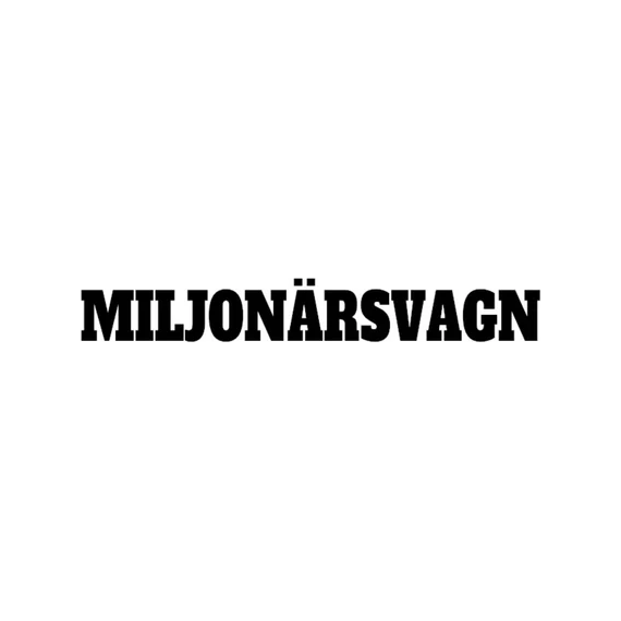 Miljonärsvagn - Dekal - Dunkerz Dekaler