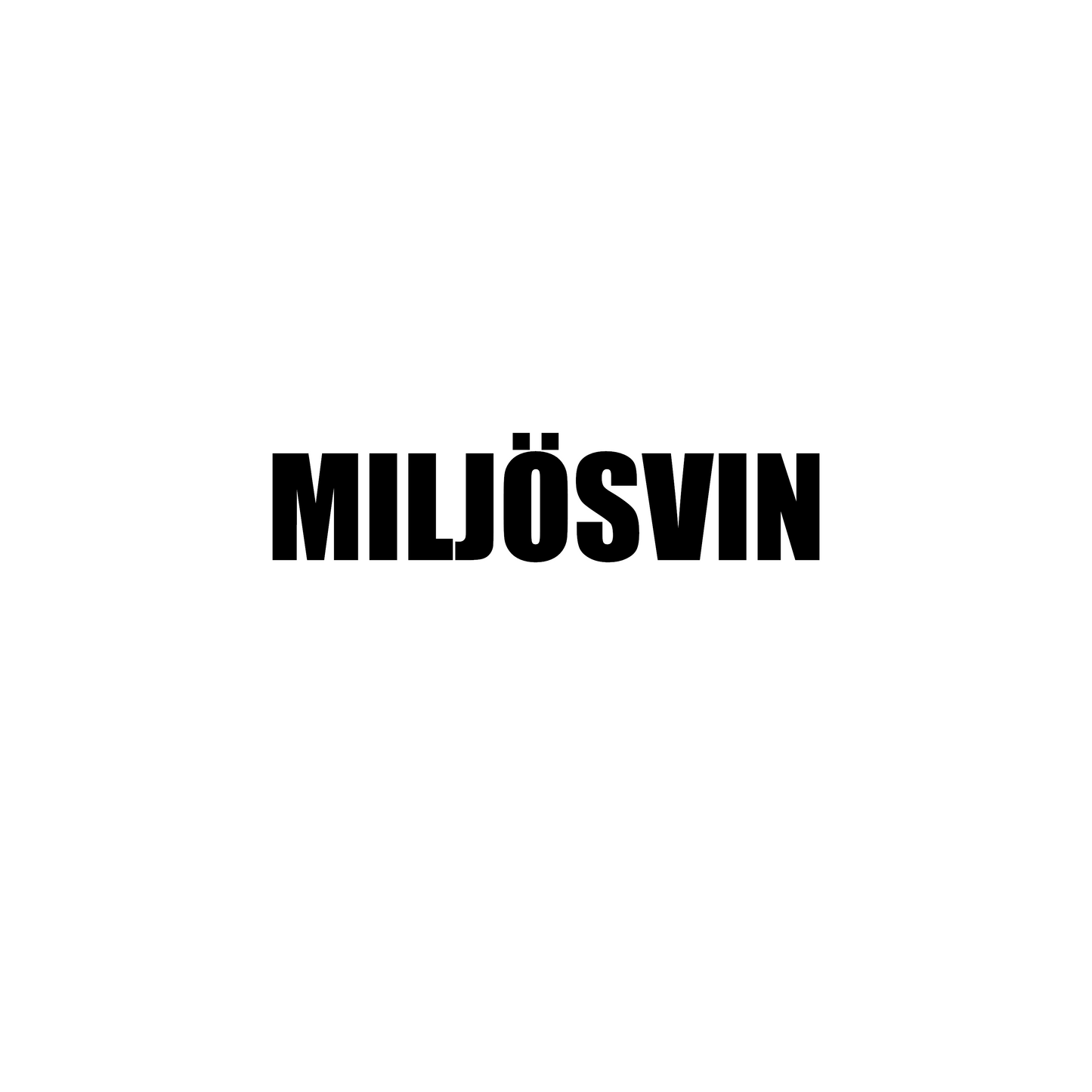 MILJÖSVIN - Dekal