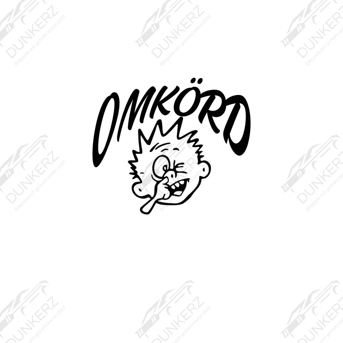 Omkörd - Dekal - Dunkerz Dekaler