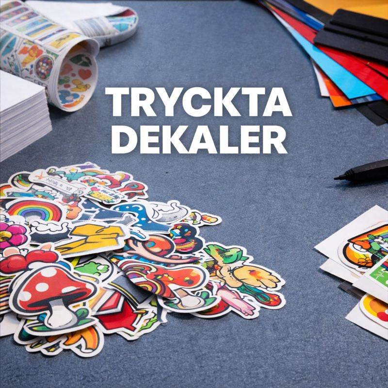 Tryckta Dekaler