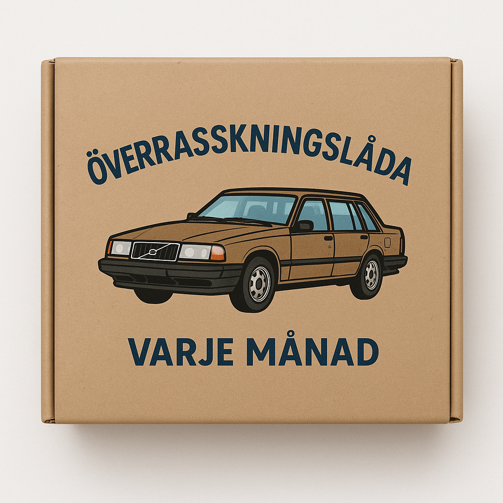 Överraskningslåda Månadsprenumeration - Dekal
