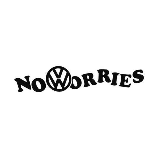 VW No Worries - Dekal
