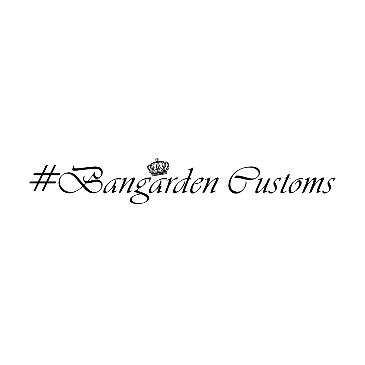 Bangården Customs - Dekal