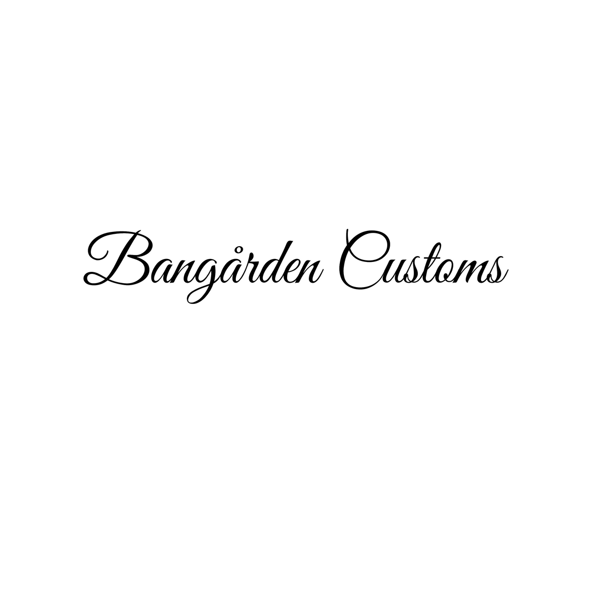 Bangården Customs #2 - Dekal