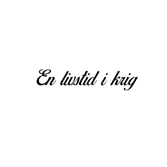 En livstid i krig - Dekal