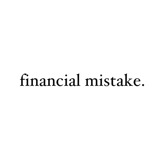 financial mistake - dekal