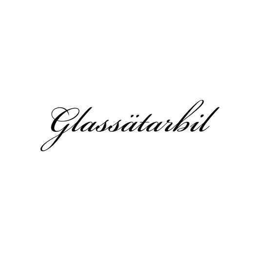 Glassätarbil - Dekal