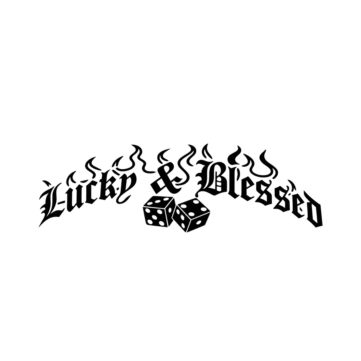 Lucky N Blessed - Dekal