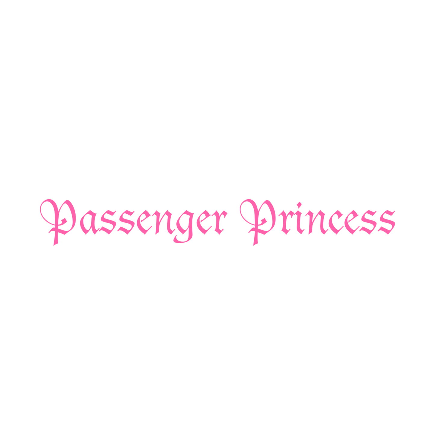 Passenger Princess #2 - Dekal