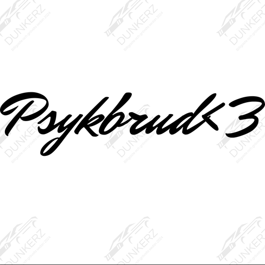 Psykbrud<3 - Dekal - Dunkerz Dekaler