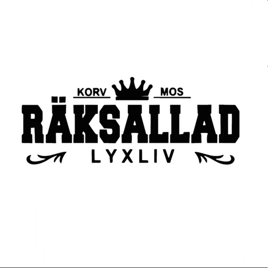 Räksallad Lyxliv - Dekal