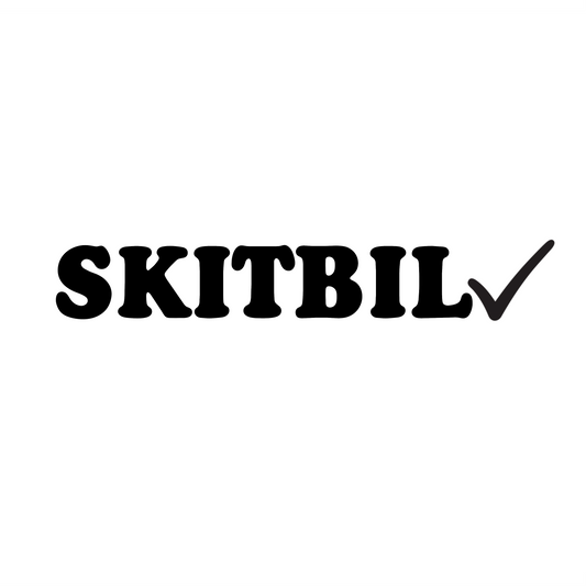 Skitbil - Dekal