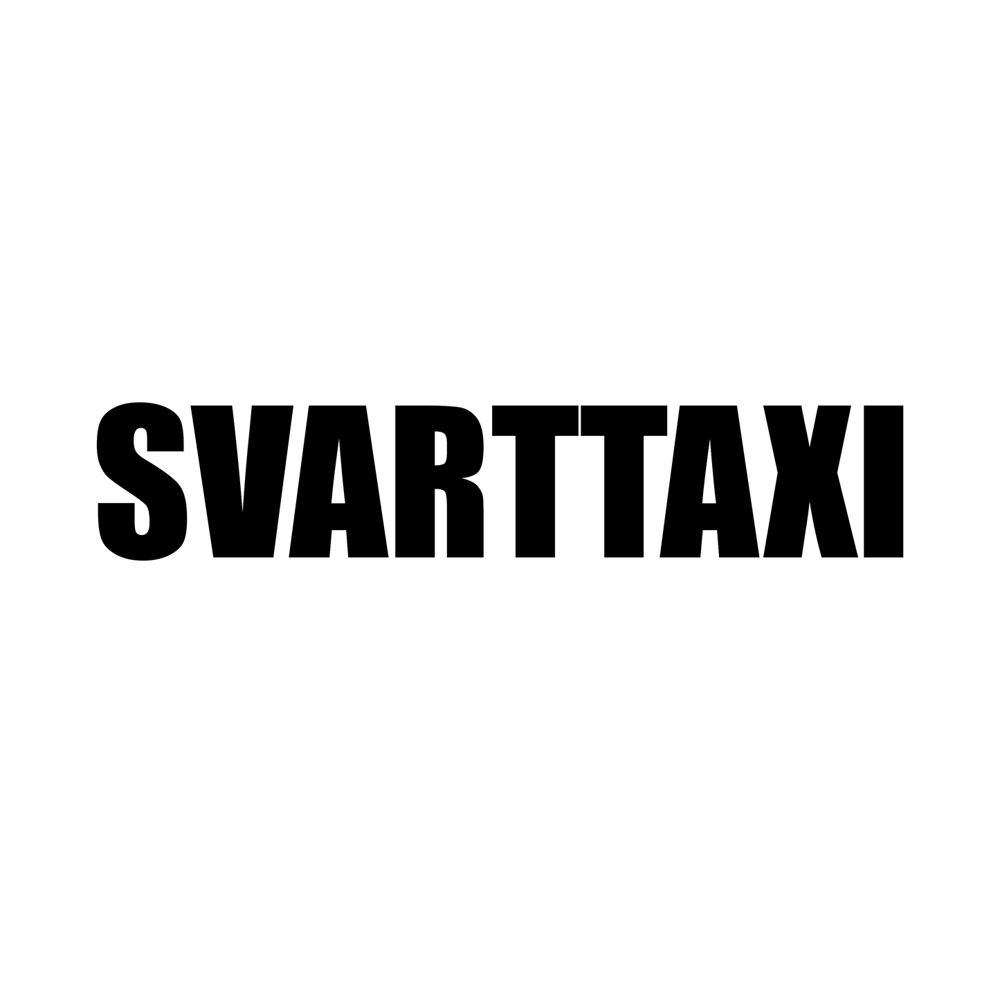 SVARTTAXI - Dekal