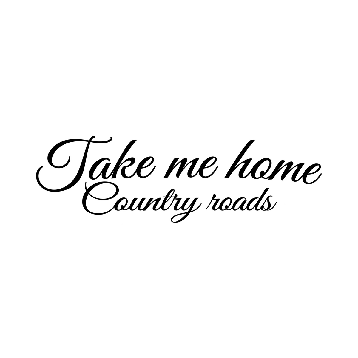 Take me home - Dekal